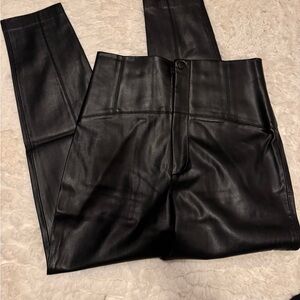 Zara leather pants
